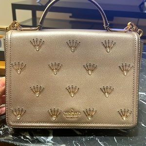 Pink champagne kate spade crossbody bag
